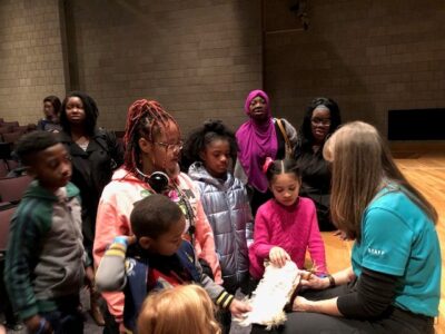 people in natural sciences museum