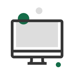 Computer screen icon